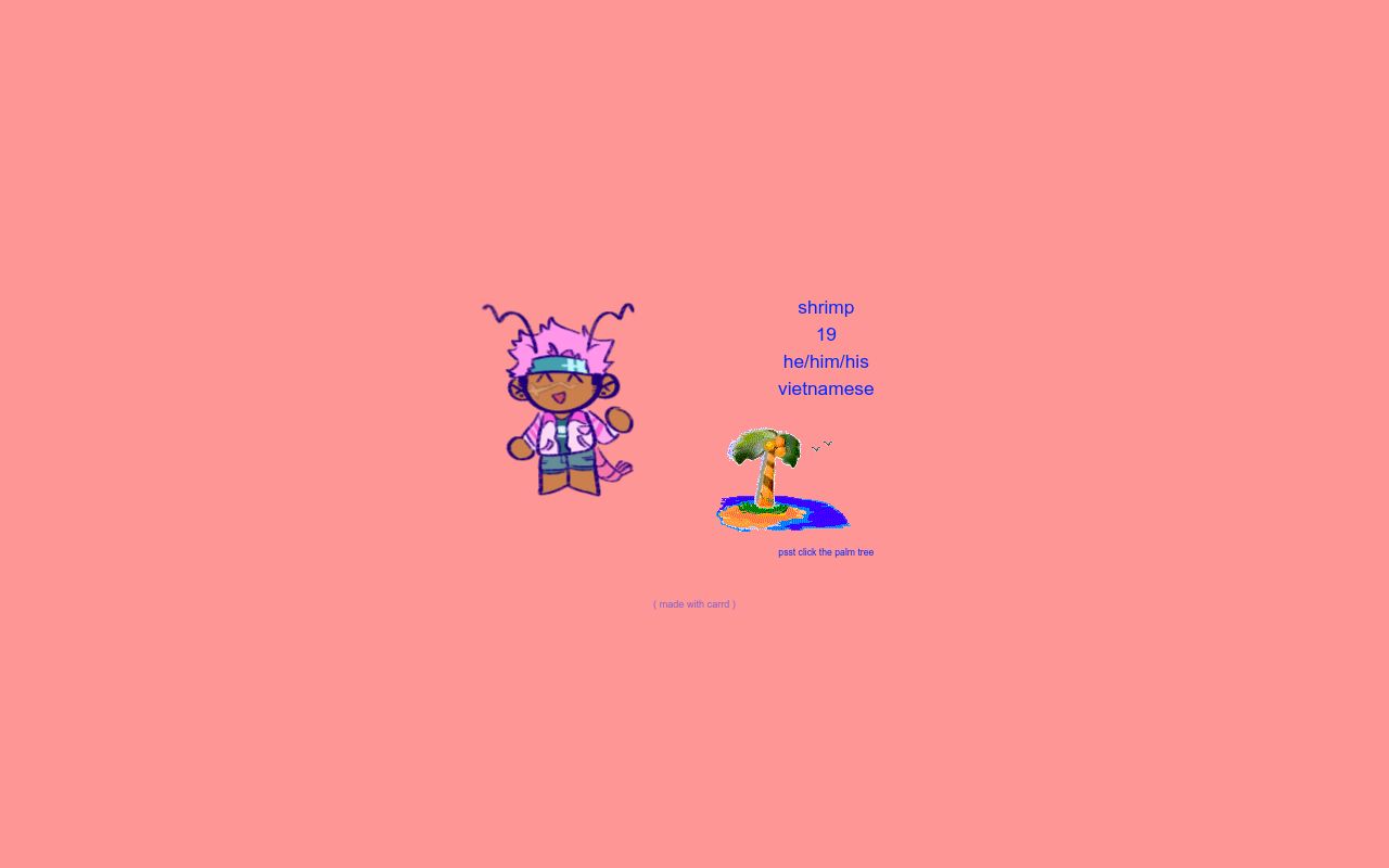 Carrd profile picture for @seafood